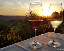 Abendstimmung Panzano Toscana