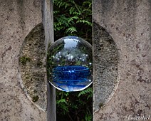 Glaskugel auf dem Nordfriedhof