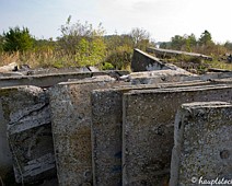 Vergangenheit Bil 16 alte Betonreste